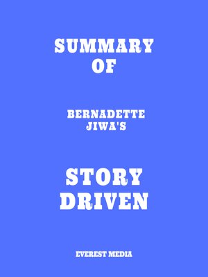 cover image of Summary of Bernadette Jiwa's Story Driven